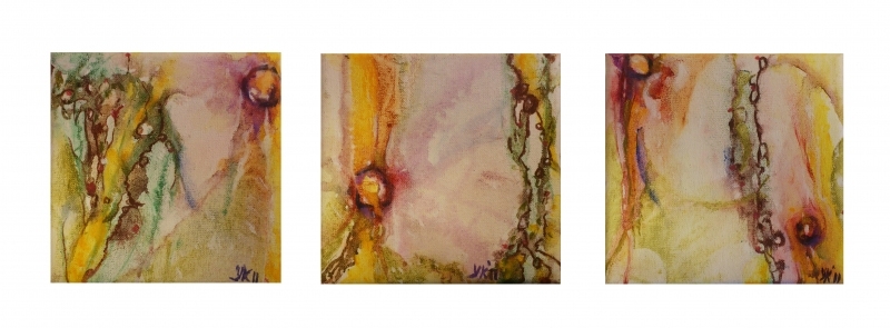 ●Florale-XI-abc-olieverf-op-3-doekjes-10x10-Y.Kieft-2011