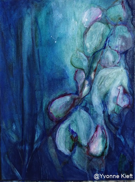 My Fathers Fig Tree,  acryl op  doek 2019 Y. Kieft 2019