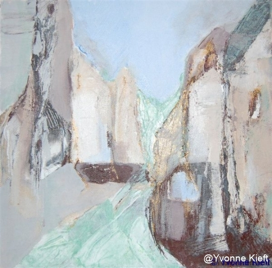 ●Verval IV, acryl 30x30x3,5 cm. ●Yvonne Kieft 2008